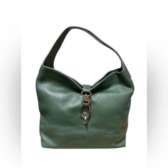 Dooney & Bourke Handbags - Dooney& Bourke Green Leather Hobo Bag